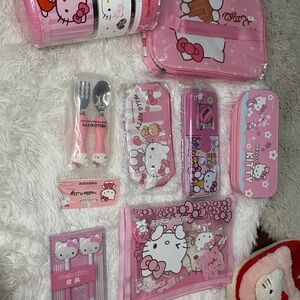 Hello Kitty Pink Accessory and Bag Collection